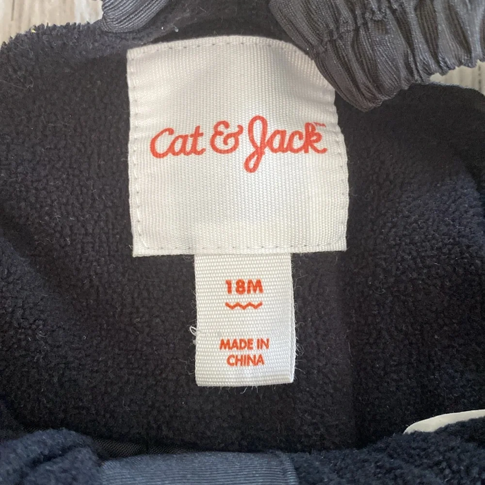 Baby Cat & Jack Snow Bib Overalls 18MO